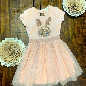 Pink Bunny Tule Dress